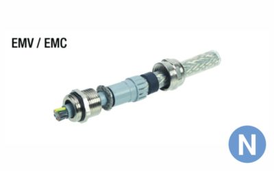 npt metal emi emc cable gland